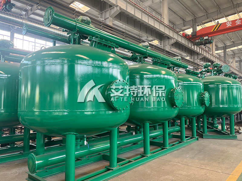 浅层砂过滤器在净循环水系统：高于90%过滤效率