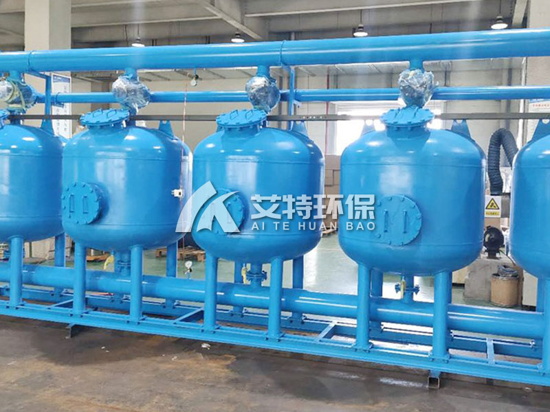 20万吨/年苯乙烯循环水旁滤罐：浅层砂过滤器提高水质、降低浊度